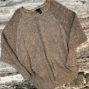 Taupe Knit Crew Neck Sweater Women’s Size Medium